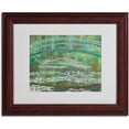 thumbnail image 2 of Trademark Fine Art "The Japanese Footbridge" Canvas Art by Claude Monet, Wood Frame, 2 of 3
