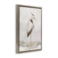 thumbnail image 3 of Stupell Industries Serene Heron Balancing Brown Framed Floater Canvas Wall Art design by Hannah Dawson, 25 x 17, 3 of 9