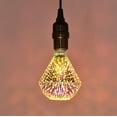 thumbnail image 2 of LINLIN 3 Pcs 3D Fireworks Decorative Light Bulb, E27 Base, 4W, AC85-220V, Shiny Decor for Home, Bedroom, Party, 2 of 8