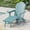 Lake Blue, variant on ACEGOSES Foldable Outdoor Adirondack Chairs Set of 2 with Cup Holder, 3-Position Adjustable HDPE Plastic for Patio, Fire Pit, Deck, Brown