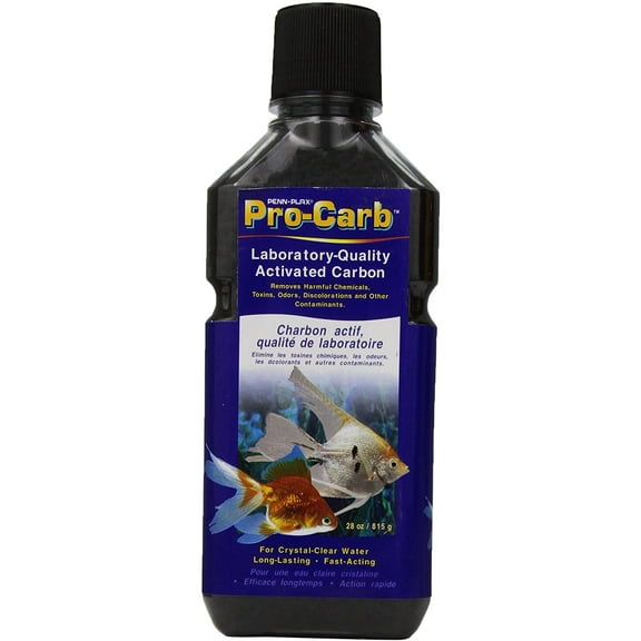 Penn-Plax Pro-Carb Contains Activated Carbon for Crystal Clear, Healthy Aquarium Water, 28-Ounce
