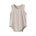thumbnail image 5 of Delliss Infant Baby Girl Bodysuit Sleeveless Romper Newborn Jumpsuit One Piece Summer Clothes, 5 of 8