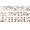 NUOLUX 30Pcs Waterproof Stickers Halloween Day of the Dead Christmas Stickers