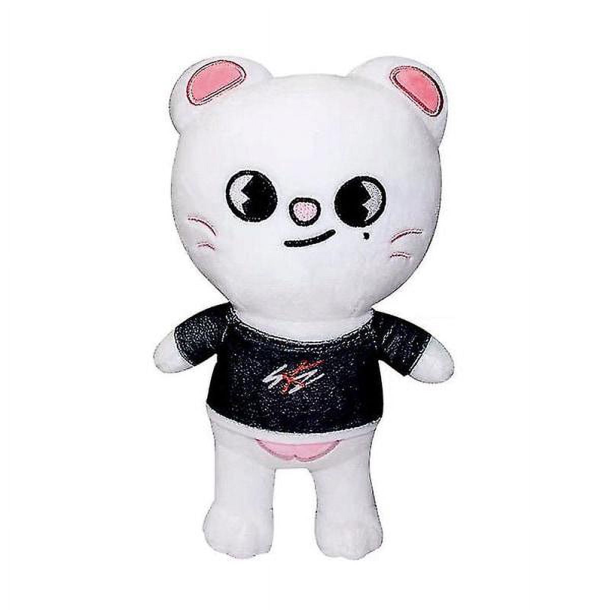 20 cm Skzoo Stray Kids plush toy Leeknow Hyunjin Doll A white cat