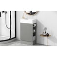 thumbnail image 4 of 18.6" Bathroom Vanity with Ceramic Sink and Toilet Paper Holder for Bathroom Essentials, 4 of 7
