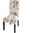 thumbnail image 5 of 6 Pcs/Set Soft Stretchable Dining Chair Covers with Printed Floral Patterns,Spandex Banquet Chair Seat Protector Slipcovers for Holiday Home Party, Hotel, Wedding Ceremony (Flowers), 5 of 5