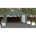 thumbnail image 3 of Sheltertube Wind And Snow-Load Rated Garage, 20X23X10 Green, 3 of 11