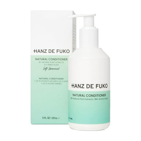 Hanz de Fuko Premium Natural Conditioner â?? Sulfate and Paraben Free â?? Fights Dandruff and Scalp Irritation â?? 16+ Natural Plant Extracts, 8 oz.