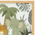 Crystal Art Gallery Jungle Animals Natural Wood Frame Wall Art Multi