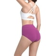 thumbnail image 3 of INNERSY Women's Cotton High Waisted Briefs 5-Pack Postpartum Full Coverage Underwear(3XL,Vintage Bloom), 3 of 7