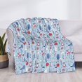 thumbnail image 3 of Uemuo Animal Printed Throw Blanket for Couch, Fluffy Fuzzy Blankets for Bed, Sofa, Cozy Flannel Faux Fur Blanket-50"x40", 3 of 6