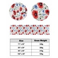 thumbnail image 6 of Xipuska 4th of July Flower Bed Runners for Queen Size Bed, Decorative Bed Throws for Foot of Bed, Patriotic Red Blue Poppy Floral Bed Runner Sofa Throw Bedding Scarf Protector Slipcover for Bedroom, 6 of 6