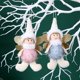 thumbnail image 4 of Farfi Navidad Ángel Felpa Muñeca Glitter Wing Sombrero De Felpa Trenza Dorada Cara Sonriente Regalos Diseño De Escena Precioso Colgante Navidad Niña Adorno Relleno Fiesta F, 4 of 5