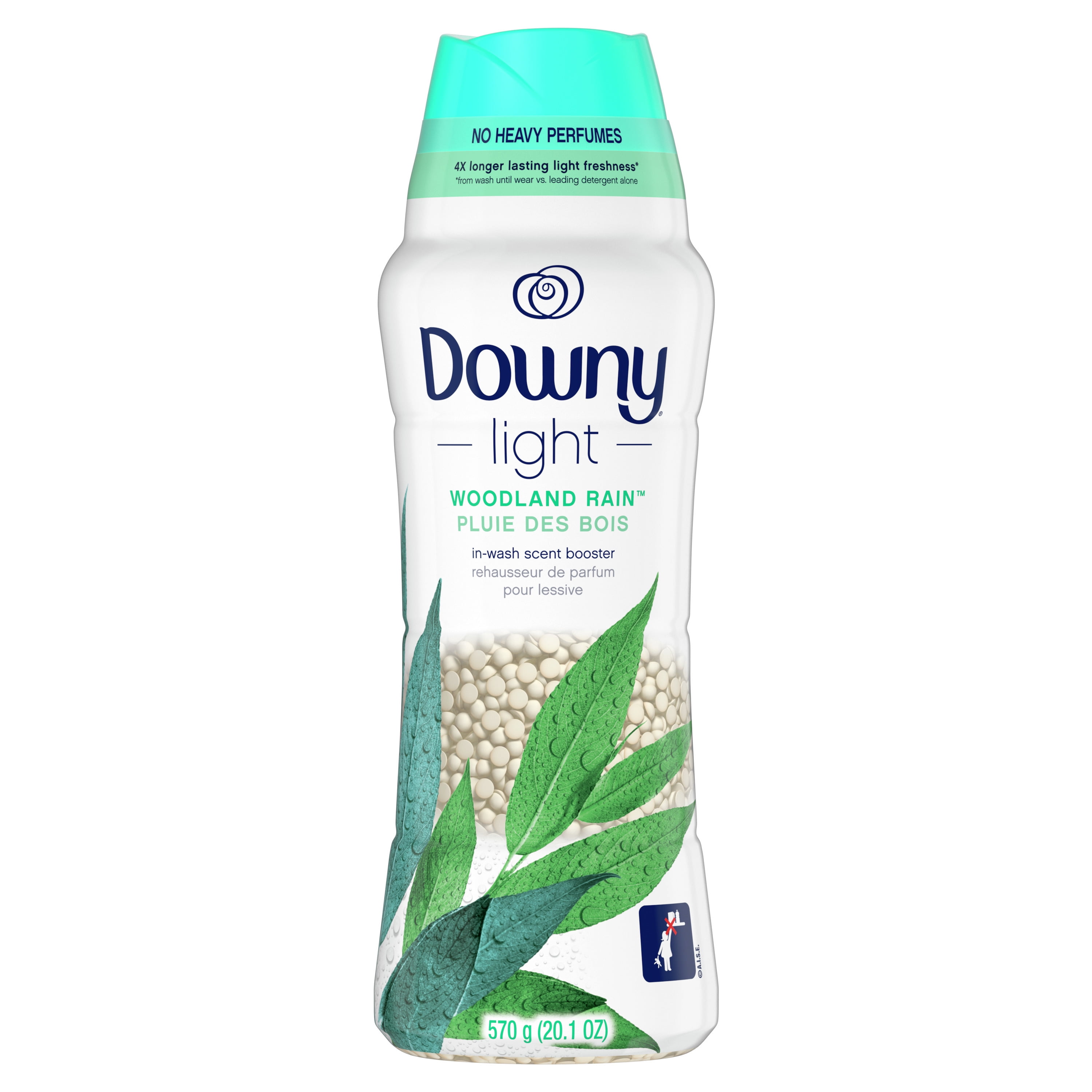 Downy Light Laundry Scent Booster Beads, Woodland Rain, 20.1 oz