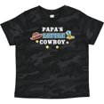 thumbnail image 3 of Inktastic Papas Little Cowboy with Cowboy Hat and Boots Boys Toddler T-Shirt, 3 of 5