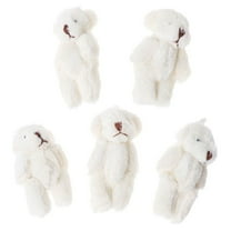5PCS Kawaii Small Bears Plush Soft Toys Pearl Velvet Dolls Gifts Mini Teddy Bear