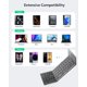 thumbnail image 2 of Teclado Bluetooth plegable Samsers con panel táctil gris, 2 of 9
