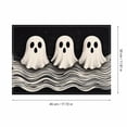 thumbnail image 2 of Halloween Decor Indoor Linen Table Placemat Heat Resistant Non Slip Stain Proof Spooky Halloween Decorations Fall Decorations for Home Dining Mat Style A, 2 of 6