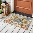 thumbnail image 5 of Vintage Boho Large Area Rugs for Bedroom Living Room, Soft Non Slip Carpet Bedside Rug, Chic Farmhouse Neutral Morocco Geometric Rectangular Floor Cover Kitchen Accent Rug 2'x3' for Office, 5 of 9