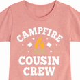 thumbnail image 3 of Instant Message - Campfire Cousin Crew - Toddler & Youth Girls Short Sleeve Graphic T-Shirt, 3 of 6