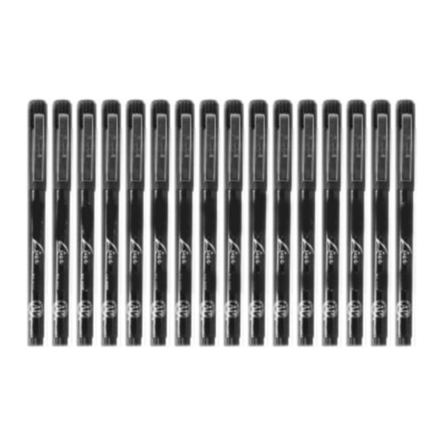 NANDIYNZHI Clearance! 8/12Pcs Calligraphy Pens Brush Marker Art Drawing Pen Set Writing Black Needle Pen Comic Design Border Art Hook Pen Hand Drawn Sketching Pen 8/12Ml Calligraphy Pens for Writing