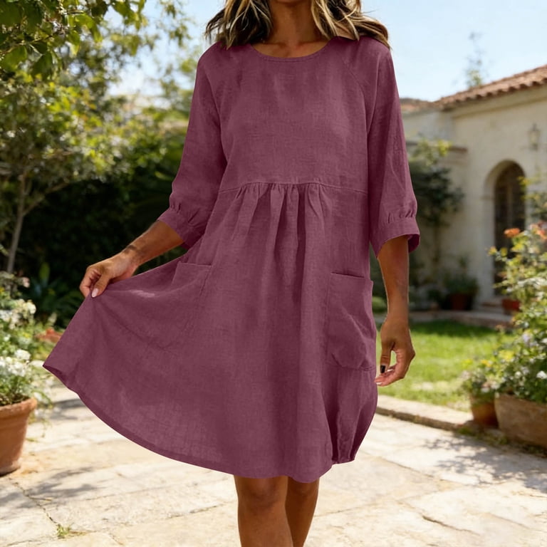 shift cotton dresses Ladies Cotton Shift Dress in Caribbean