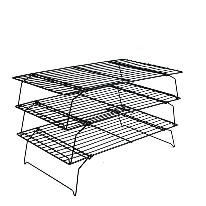 Chainplus 3Tier Collapsible Cooling Rack, Stackable Roasting Cooking