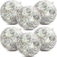thumbnail image 2 of 6 piezas de pelotas de playa inflables con purpurina, pelotas transparentes para piscina, juguetes para jugar en la playa y la piscina., 2 of 5