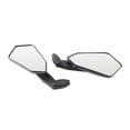 thumbnail image 2 of Motorcycle Enduro Rear View Side Mirrors 10mm for Cruiser Chopper Scooter ATV, 2 of 4
