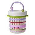 thumbnail image 2 of PEONAVET Tasse à Salade en Plastique Double Couche Tasse à Salade Bocal de Rangement Portable pour Fruits Récipient à Collation Hermétique Tasse à Salade de Fruits, 2 of 6