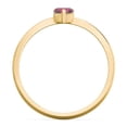 thumbnail image 4 of Heart Birthstone Ring - Ruby (July), 4 of 6