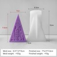 thumbnail image 3 of Molde de silicona con forma de bola de cristal para árbol de Navidad, hecho a mano, para velas aromáticas, molde de resina de yeso, moldes para decoración navideña DIY, 3 of 5