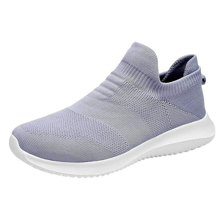 Oyedens Running Shoes for Women Comfort Orthopedic Non Slip Slip on Work Shoes Womens Walking Sneakers
