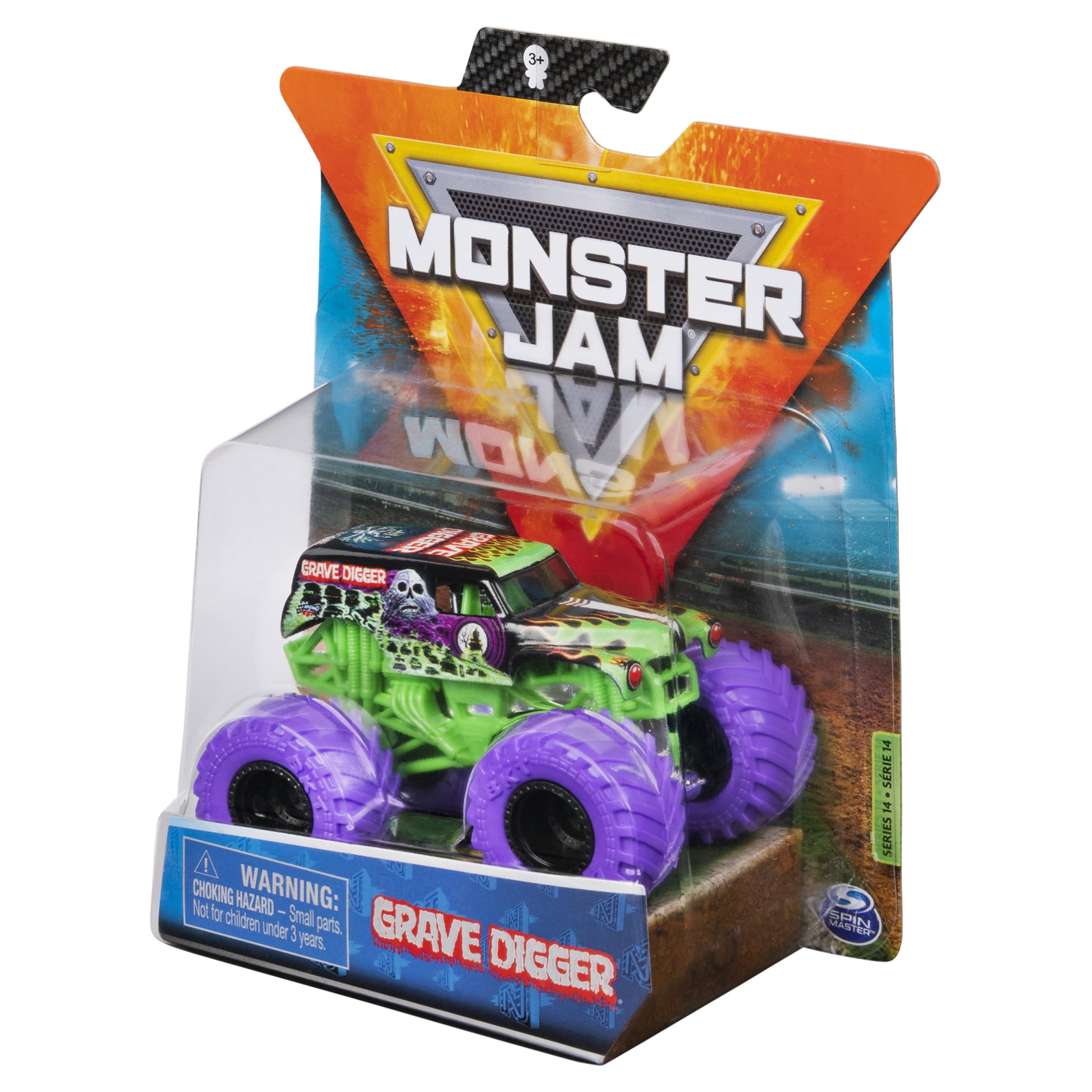 Monster Jam - Grave Digger 1:64 Scale - Die-Cast Vehicle - Walmart.com
