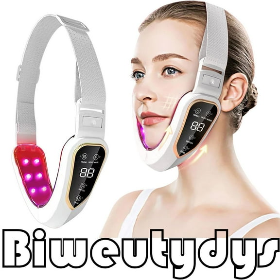 V Face Beauty Device,Double Chin Reducer,Double Chin Eliminator For Women,Double Chin Eliminator,Face-lifting Device Intelligent V-face Double Chin Masseter(1pc 16.14*1.77in)from Biweutydys