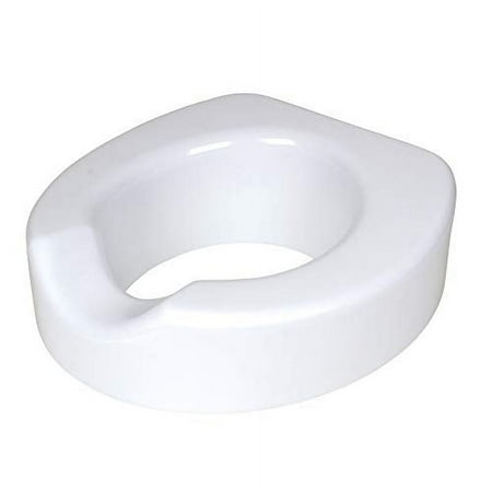 Carex Toilet Seat Riser With Quick-Lock - Adds 4 Inches of Height to Toilet - Raised Toilet Seat With 300 Pound Weight Capacity - Slip-Resistant