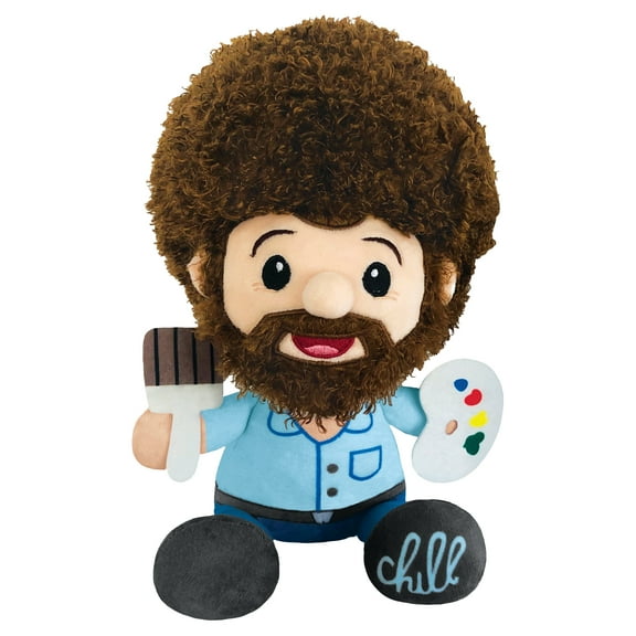 Fiesta Toys Bob Ross 10 inch Plush Toy, Brown C20043
