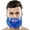 Blue, variant on White Disposable Beard Nets, Nylon Food Service Mesh, 100 Count, 18 in