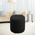 thumbnail image 4 of Ottoman Slipcover with Elastic Bottom Machine Washable for Black, 4 of 7