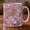 Black, variant on Tarot Reader Mug Custom Name Accent Mug, Personalized Pink Tarot Gift for Mystic Readers