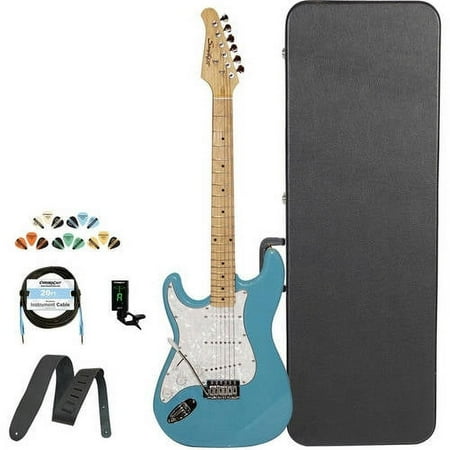 Sawtooth Classic ES 60 Alder Body Electric Guitar Kit with ChromaCast Hard Case & Accessories
