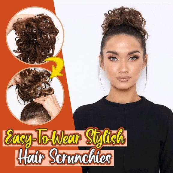 Multicolor Under 5 Dollar Items Chiffon flower material Cotton Seamless Ponytail Holders,No Damage Elastics Hair Bands for Thick Heavy &Curly Hair One Size