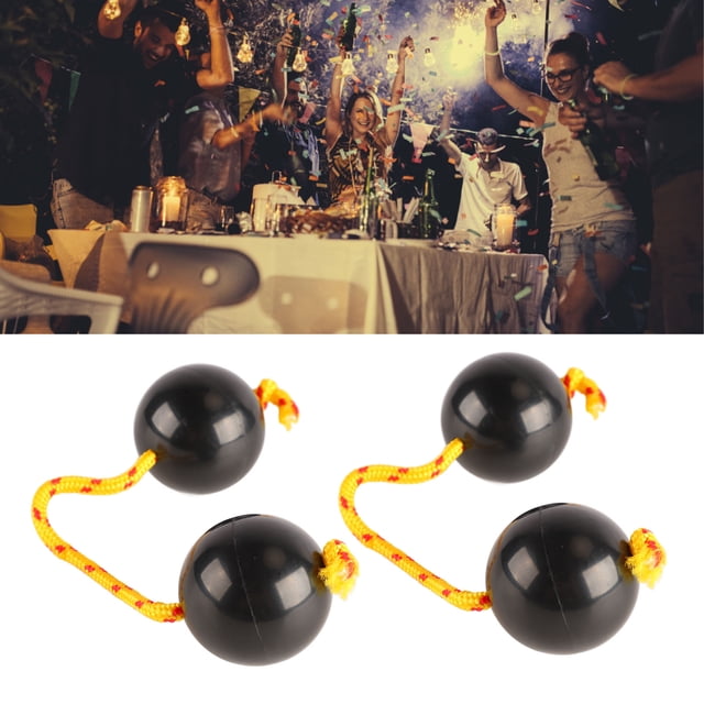 Balle Hochet Rythmique, Légère 2 Pcs Balle Rythmique Africaine Confortable Intéressante Réglable pour Fête