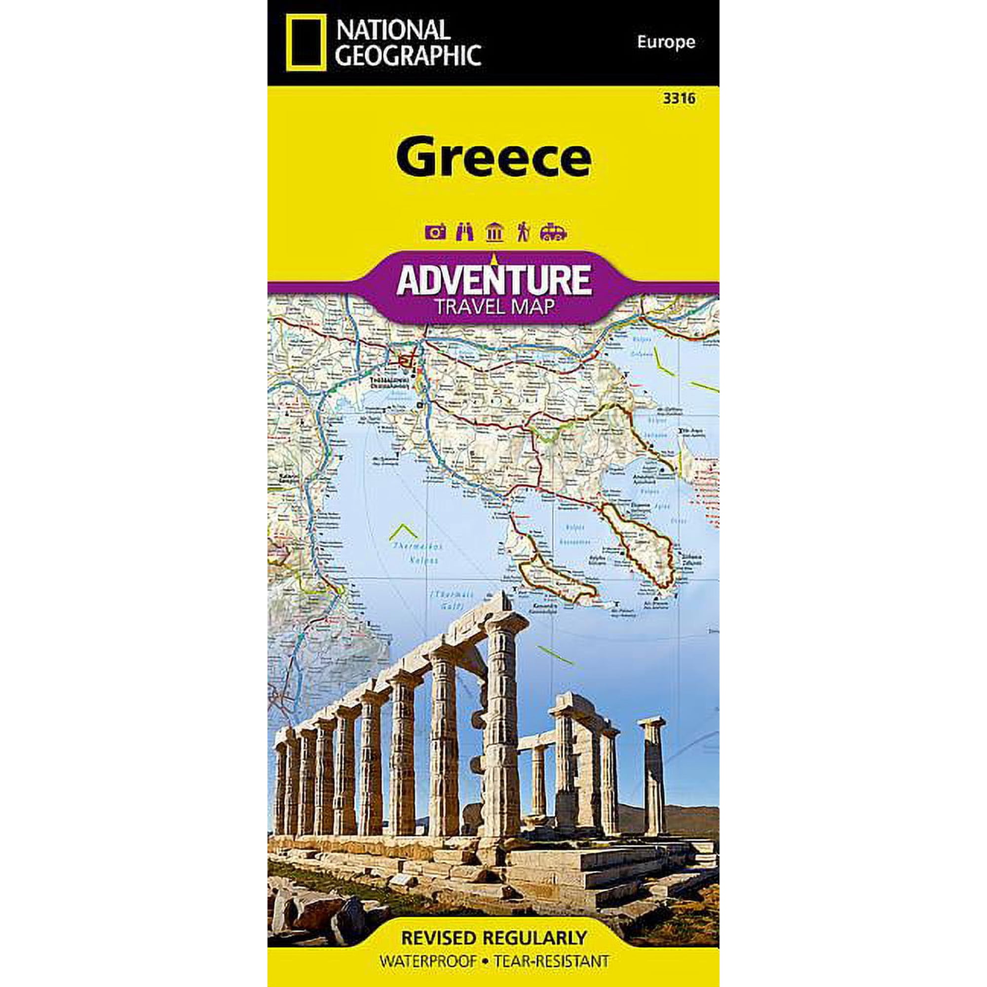 National geographic adventure travel maps: greece adventure travel map (other): 9781566956215