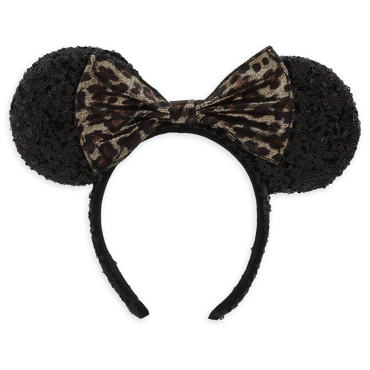 New Disney Parks MINNIE MOUSE Cheetah Print Faux Fur Hat with Ears 