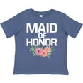 thumbnail image 3 of Inktastic Maid of Honor with Flower Illustration Girls Toddler T-Shirt, 3 of 5