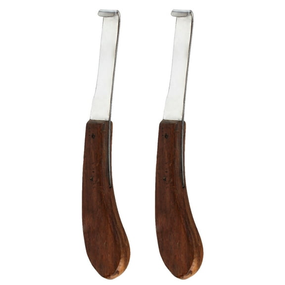Lot of 2 Horse Hoof Care Right Handed Wood Handle 98410