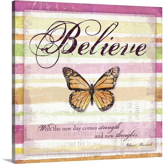 Great BIG Canvas | "For My Heart II" Canvas Wall Art - 16x16