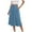 Z1-Blue, variant on Women's High Elastic Waist Midi Skirt Casual Summer Trendy Tie Front Flowy Ruffle Floral Print A line Skirts 2025 Pink, S