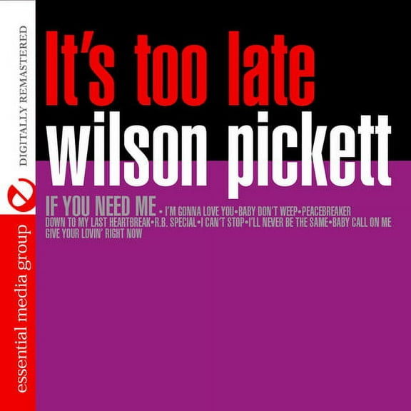 Wilson Pickett - It's Too Late - Music & Performance - CD